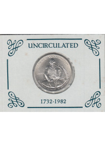 1982 - Mezzo Dollaro Argento Stati Uniti Washinnton Unc